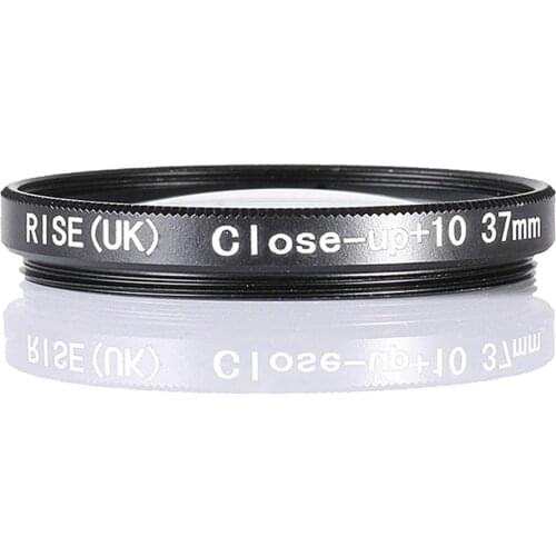 RISE(UK) 37mm Close-Up +10 Macro Lens Filter for Nikon Canon SLR DSLR Camera