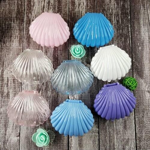Mini Shells Shape Wedding Favor Box Gifts Decoration Candy Box Birthday Party Packing Boxes Jewelry Display Holder Box