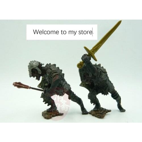 Pvc figure model 3.75 Inch Orcs Orc 1:18 Medieval Monster Soldiers Actionable