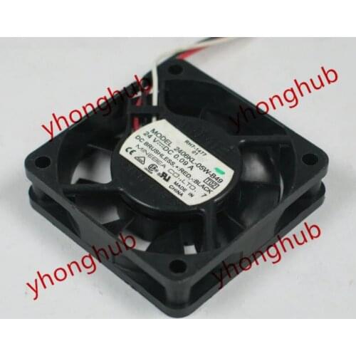NMB-MAT 2406KL-05W-B49 T02 DC 24V 0.09A 60x60x15mm Server Cooling Fan