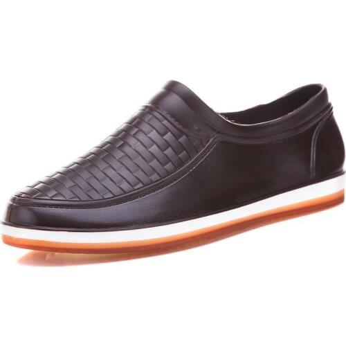 2021 Spring Autumn New Concise Style Leather Casual Shoes Breathable Casual Boat Shoes Waterproof Non-slip Suitable for Daily