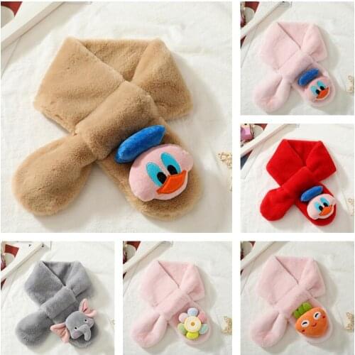 Disney Donald duck Plush scarf Soft skin-friendly boy girl scarf shawl children cute scarf travel travel supplies birthday gift