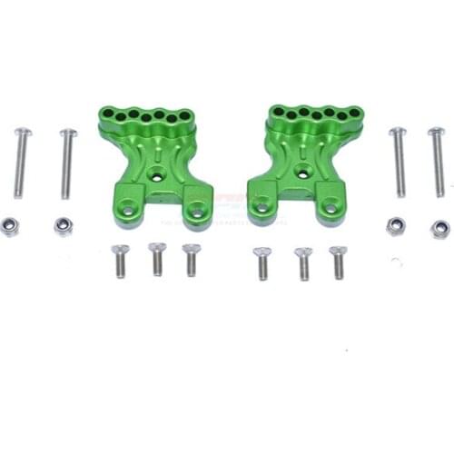Aluminum alloy porous front shock absorber mount TAMIYA 1/10 4WD CC02 CC2028CNC toy remote control car accessories