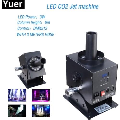 Professional DJ Equipment DMX 512 Stage Co2 Jet Machine Dry ice Fog Effect,CO2 Smoke Machines Special Effects Cannon For Disco
