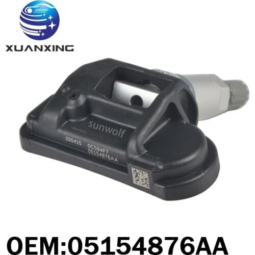 05154876AA Tire Pressure Sensor Monitoring System TPMS 433Mhz For 2014-2017 DODGE RAM PROMASTER 1500 2500 Chrysler Maserati