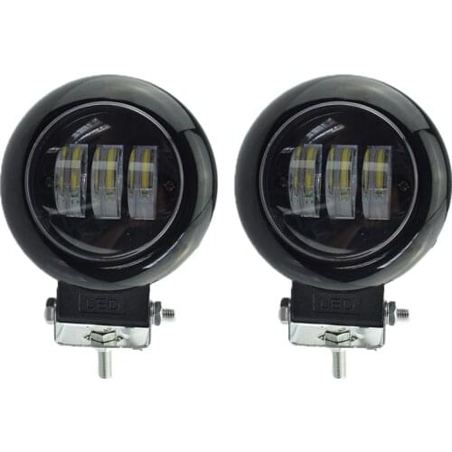 1pair motorcycle 12V 50W led headlights 6500K 4000lm high bright auxiliary driving lamp motorcycles headlamp motorbike fog light