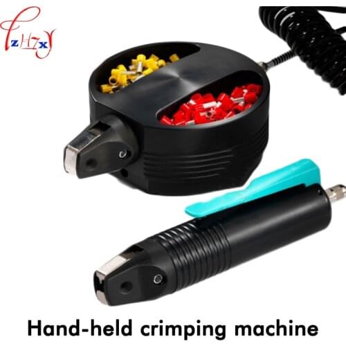 Handle type tube terminal special pressure line machine pneumatic cable pliers pneumatic hand-held press