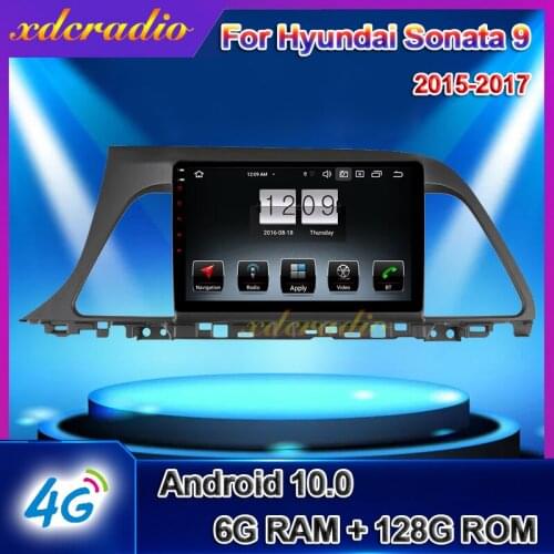 Xdcradio 10.1" Touch Screen Android 10.0 Car Radio For Hyundai Sonata 9 LF DVD Multimedia Player GPS Navigation 6+128G Carplay