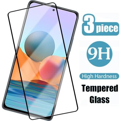 3Pcs Film Protection For Xaiomi Redmi Note 10 Pro 9 Pro Max Phone Screen Protector For Redmi Note 10S 10 S 9S 9 T 9T Clear Glass