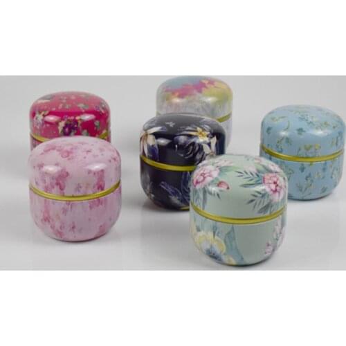Hot sale PortableTea set Travel Household Sealed Can Tea Tea Jar Container Chinese Style Multifunction Metal Tea Box With Lid