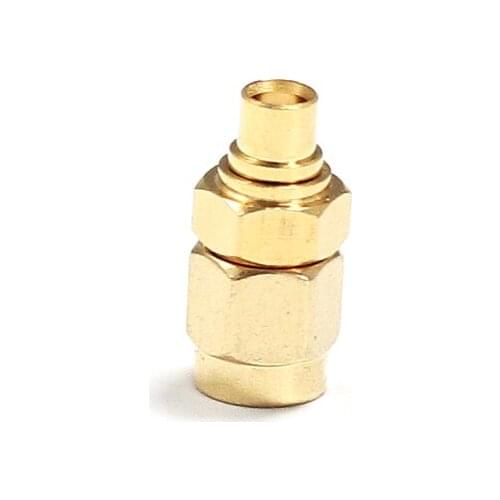 1pc SMA Male Plug switch MCX Female Jack RF Coax Adapter convertor Straight Goldplated NEW wholesale for wireless Card