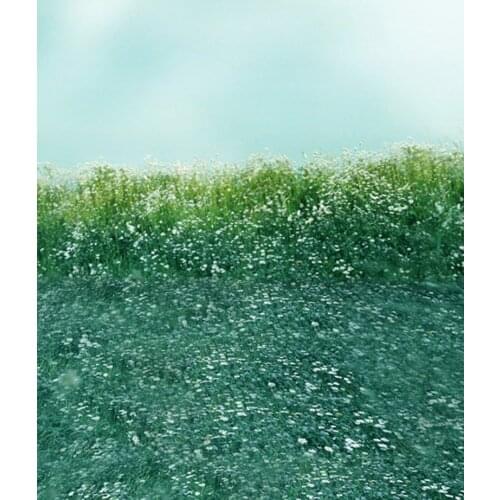 5x7ft Landscape Green Grass Photography Backdrops Photo Props Studio Background