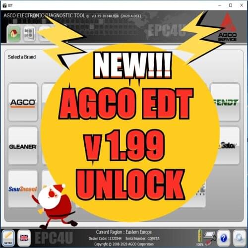 AGCO Electronic Diagnostic Tool 1.95 [52020]\1.99 [09.2020] EDT+Activation -INSTALL UNLIMITED COMPUTER