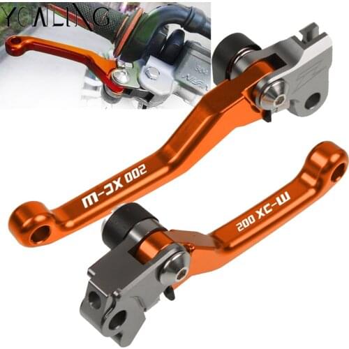 Motorbike CNC Aluminum Custom Made Folding Brake Clutch Lever For 200XC-W 200 XC-W 2005 2006 2007 2008 Dirt Bike Motocross