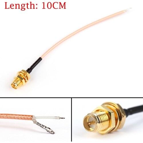 Areyourshop Sale 10CM RG178 RP SMA Female To PCB Solder Pigtail Cable For WIFI Wireless LOW LOSS Ja