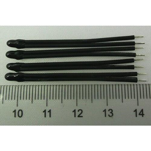 Free ship by SGP 100pcs/lot NTC thermistor temperature sensor 100K 1% 3950 length 40MM 26