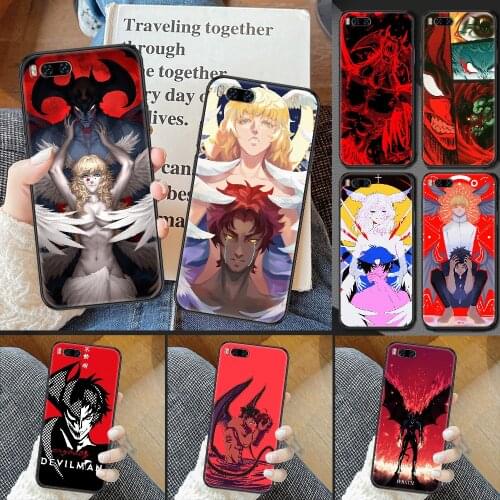 DEVILMAN Crybaby Anime Phone case For Xiaomi Mi Max Note 3 A2 A3 8 9 9T 10 Lite Pro Ultra black painting coque tpu back soft