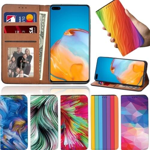 Flip Phone Case for Huawei P20/P20 Pro /P20 Plus/P30 /P30 Pro/P30 Plus/P30 Lite/P40/P40 Pro Pu Leather Phone Protective Cover