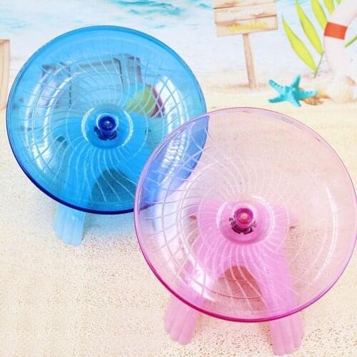 Pet Hamster Flying saucer Exercise Wheel Hamster Mouse Running disc Toys Cage Accessories