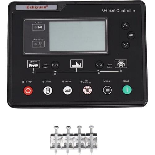 SL6120U AMF Generator Set Controller LCD Automatic Start Genset Ats Control Box Terminal Charge Panel Alternator Part 6120