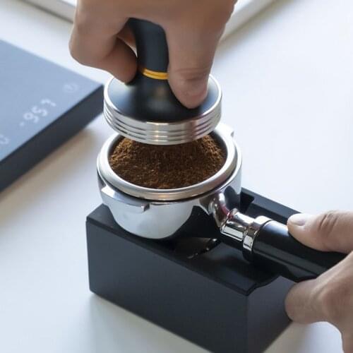Magic Cube Coffee Tamp Station Portafilter Holder Tamping Spot Partner of Tamper Portafilter Stainless Steel Silica Gel#123