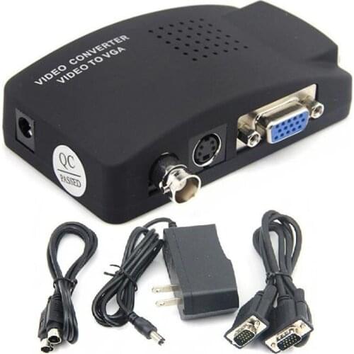 Multifunction Monitoring interface display BNC to VGA adapter Vedio 1920*1280PComputer BNC to vga converter for camera DVD
