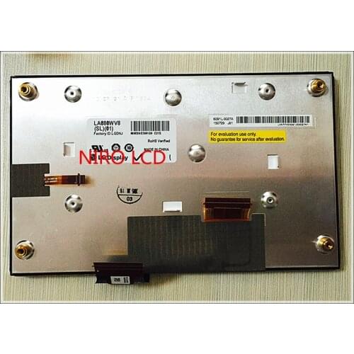 Niro DHL Shipping Brand New Original 8.0" inch LA080WV8(SL)(01) LCD Display With Touch Screen LA080WV8-SL01