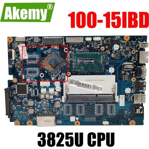 NM-A681 motherboard For Lenovo Ideapad 100-15IBD 100 15IBD CG410/CG510 NM-A681 notebook motherboard pentium 3825U CPU 100% TEST