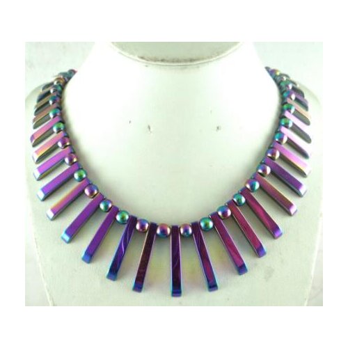 Wholesale fashion natural Beautiful Titanium Hematite PENDANT Gem s LOOSE beads necklace