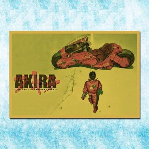 Japanese Anime Movie Akira Poster Art Silk Canvas Retro Print For Home Room Decor-049