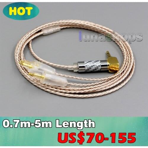 Hi-Res Silver Plated XLR 3.5mm 2.5mm 4.4mm Earphone Cable For FOSTEX TH900/909/600/X00/610 MKII MK2 LN006366