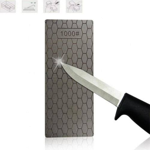 Professional 400# 1000# Thin Diamond Sharpening Stone Knives Diamond Plate Whetstone Honeycomb Surface Knife Sharpener