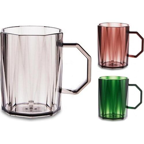 Washing Mug Toothbrush Holder Home Travel Drinking Water Cup Eco-friendly Anti-slip Plastic Toothbrush Cup with Handle for Home