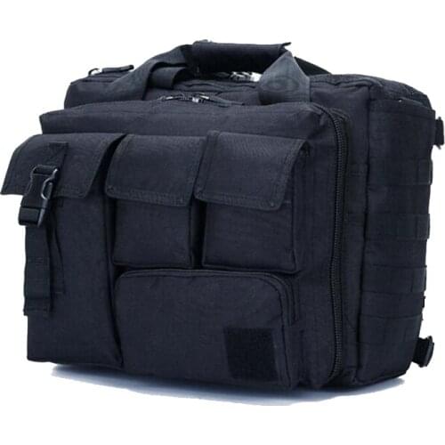 Mens Womens 15" Military Tactical Laptop Messenger Bag Commute Office Briefcase Crossbody Shoulder Bag Pack Pistol Handbag