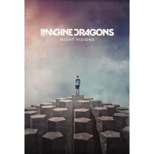 Trends Intl. Imagine Dragons Night Visions Cloth Fabric Poster Print Poster 27x40cm Silk Posters