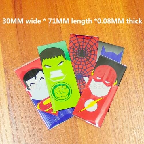 50pcs/lot 18650 battery skin heat shrinkable film battery PVC package heat shrink tubing original accessories cartoon models