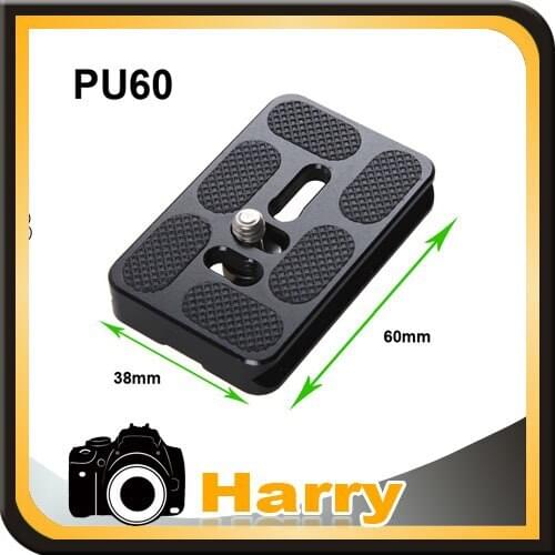 Universal Camera Tripod PU-60 Quick Release Plate Tripod Monopods for Benro B1 B2 B3 J1 J2 Ballhead Arca Swiss Camera Accessory