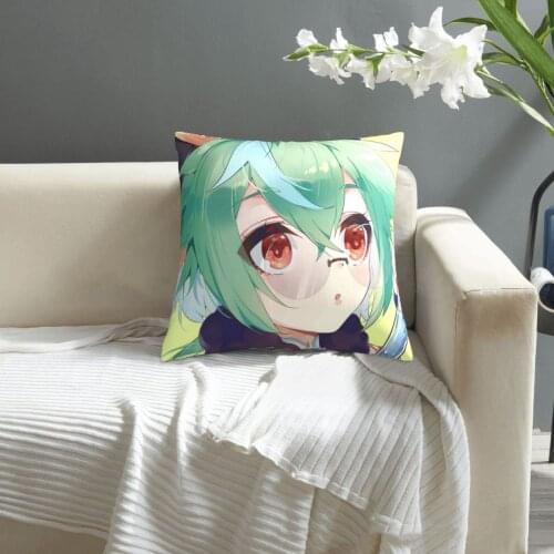 Video Game,Genshin Impact pillowcase printed cushion cover sofa waist pillow pillow cover