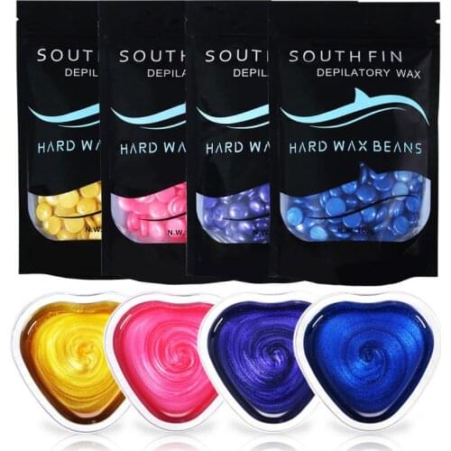 100g Pearly-lustre Depilatory Wax Pellet Hard Wax Beans For Men Women Hair Removal No Strip Hard Wax Beads Paperless Painless