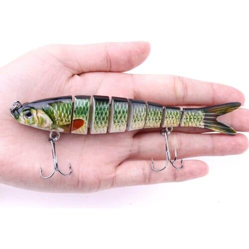 1PCS Swimbait Wobblers 13.7cm 27g Crankbait Multi Jointed Segment Fishing Lure Fishing Tackle