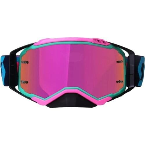 Motos Sunglasses Goggles Outdoor Sport Motocross Motorcycle ATV SKI MTB Dirtbike Moto Cycling Men Women Helmet Glasses With Bag