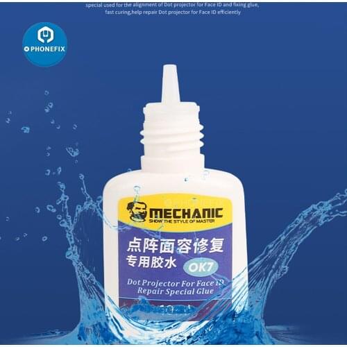 10ML Mechanic Dot Matrix Repair Glue OK7 Glue Face ID Facial Repair Special Glue For IPhone X-12PROMax Front Camera Fast Curing