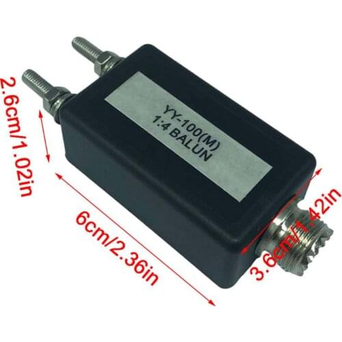 100W 1:4 HF Shortwave Antenna Balun QRP Mini Baluns M Type Interface Frequency