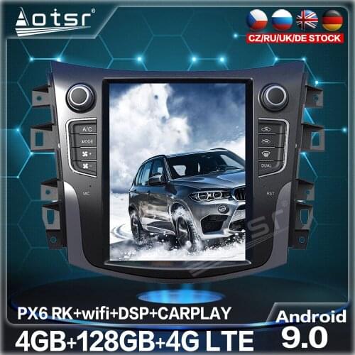 128GB Tesla Vertical Big Screen For Nissan Terra 2014 - 2017 Android Radio Multimedia Recorder Car DVD Player GPS Navigation