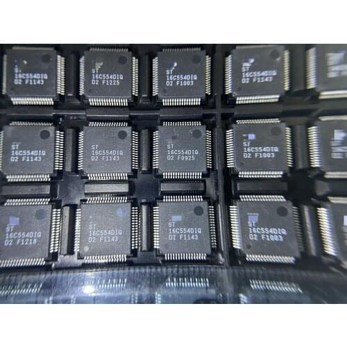 2PCS ST16C554DIQ 16C554DIQ ST16C554DIQ64-F ST16C554 Original Serial Communication Controller 44-Pin PLCC