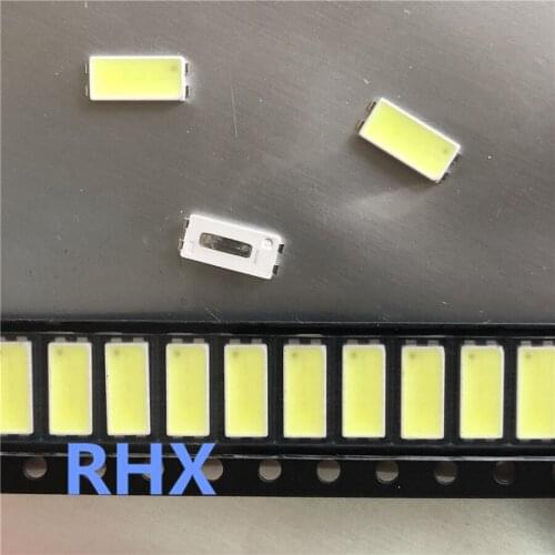 200pcs FOR Samsung 7030 lamp bead 6v Used in Samsung LC-60EQ10U backlight RIGHT SIDE 2014SDP60 7030 TV Backlight Strip Repair