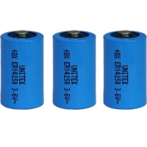 4PCS ER14250 1/2AA 3.6V liSOCL2 Lithium battery 1/2 AA 14250 PCL dry primary cell 1200mah water meter replace for SAFT LS14250