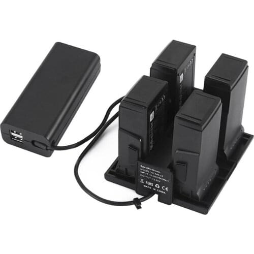 4 in 1 Portable Drone Battery Charger Converter Battery Charging Hub Smart Charger for DJI Mavic Air Drone Accessories