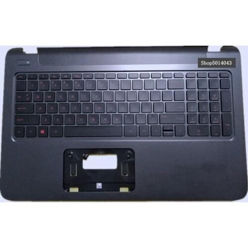 90%NEW Original laptop replacement palmrest upper cover with US version keyboard for HP Pavilion 15-P295TX 15-P TNP-Q140
