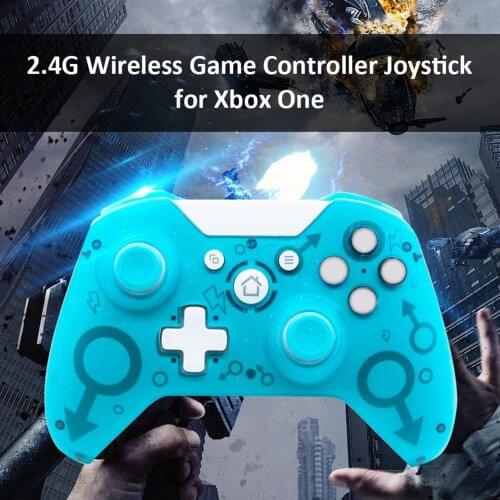Wireless 2.4G Joystick Controller Gamepad Plug and Play Game Console Accessory for Xbox One PS 3 PC Computers